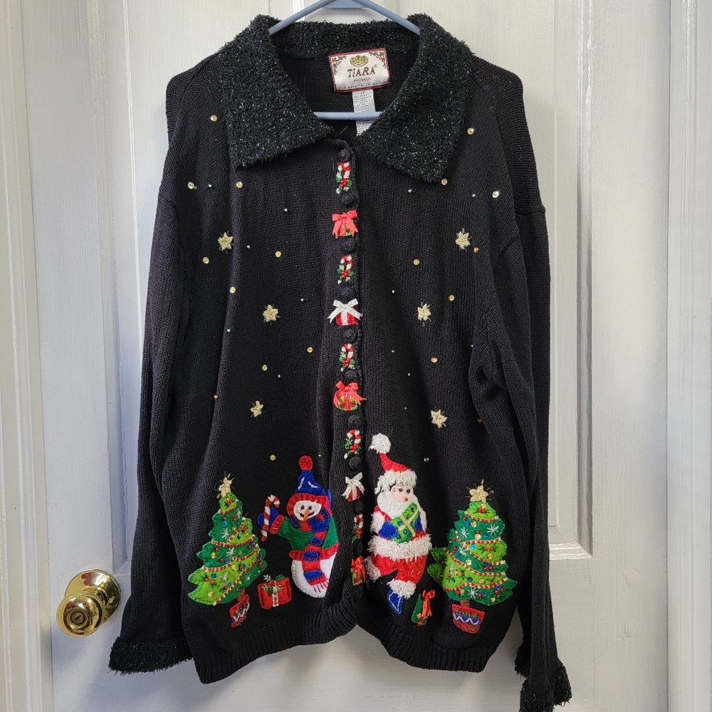 Tiara Women's Christmas Sweater